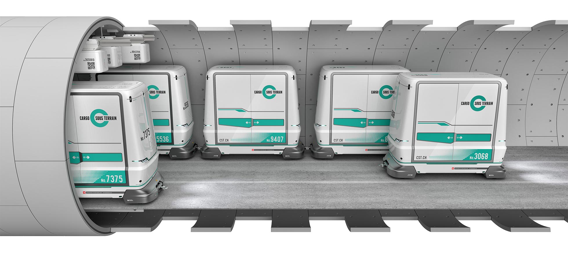 cargo sous terrain, gesamtlogistiksystem