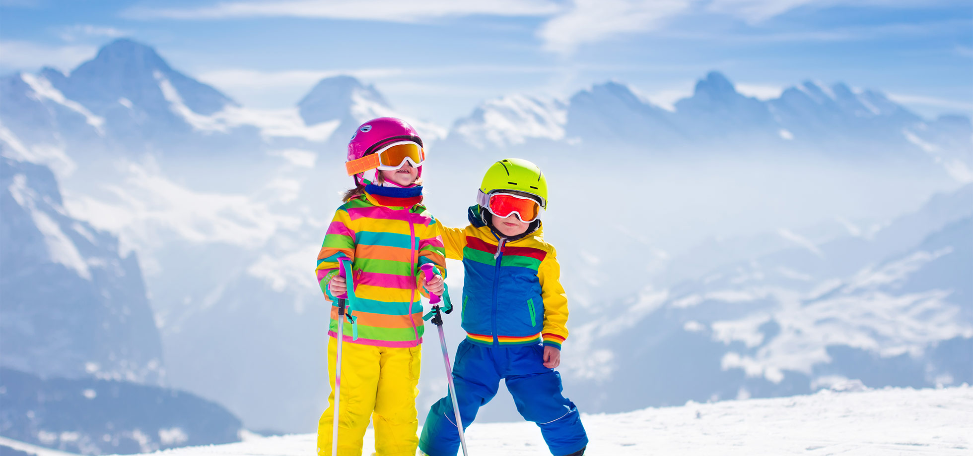 kin beim skifahren, erinnerungen machen