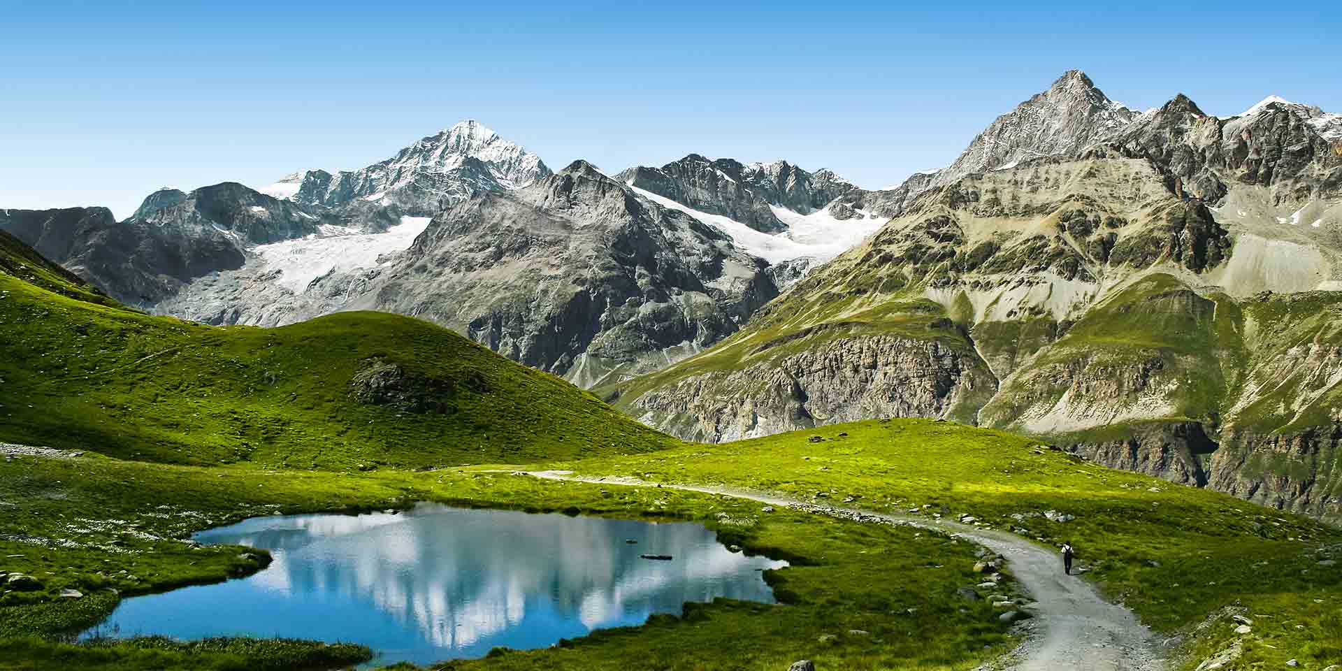 schweizer wanwege schweiz schöne berglandschaft in  schweiz