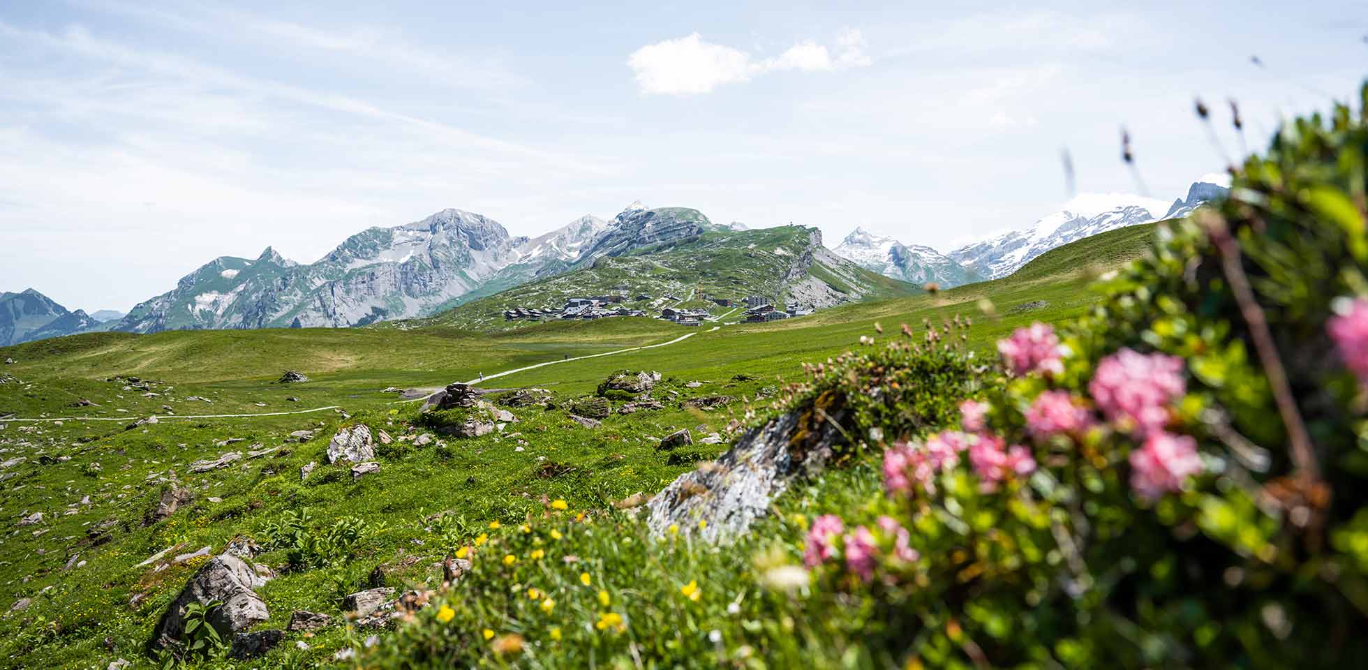 aussicht auf  bergparas frutt