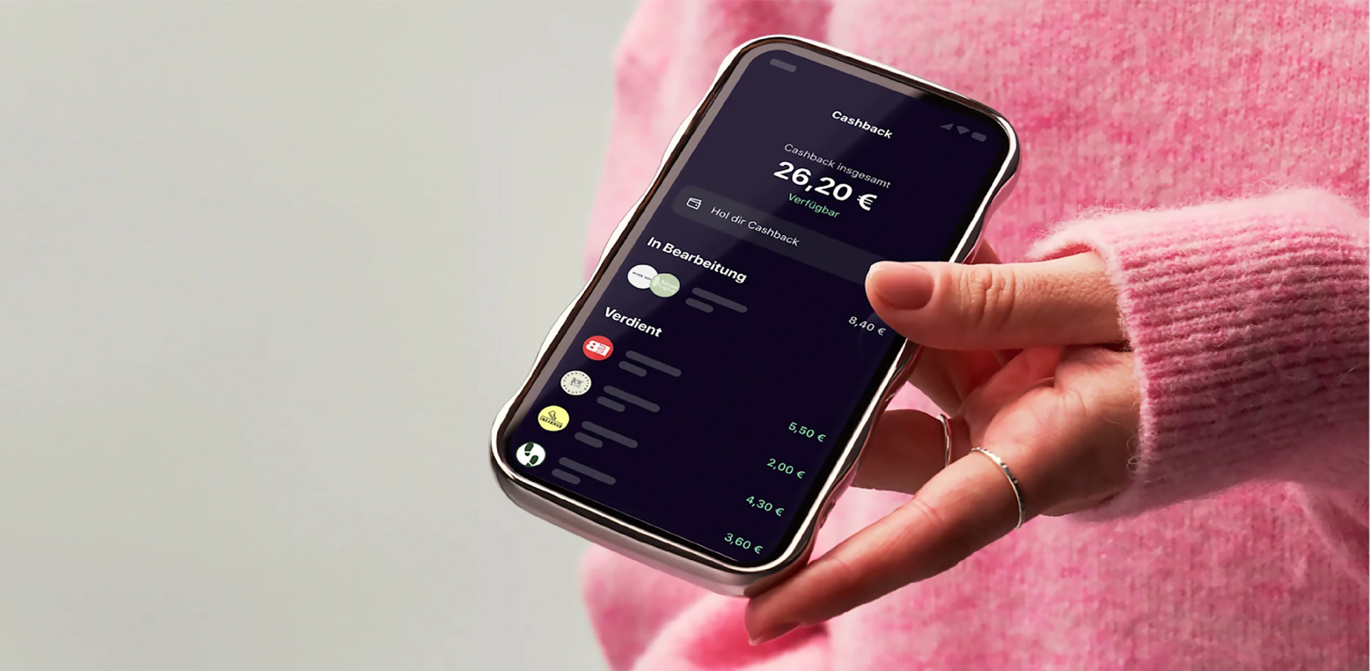 veranschaulichung klarna-app. symbolbild vertrauen in banking