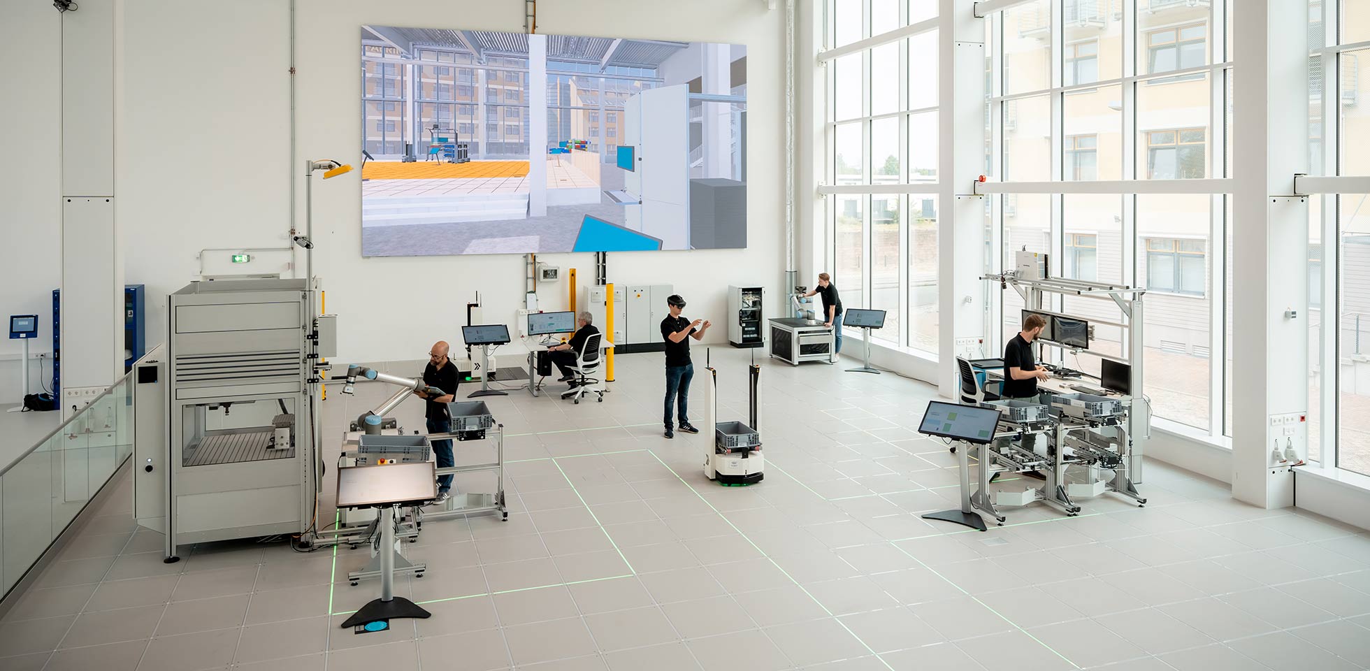 am fraunhofer institut wird an  industriellen wertschöpfung  zukunft gearbeitet