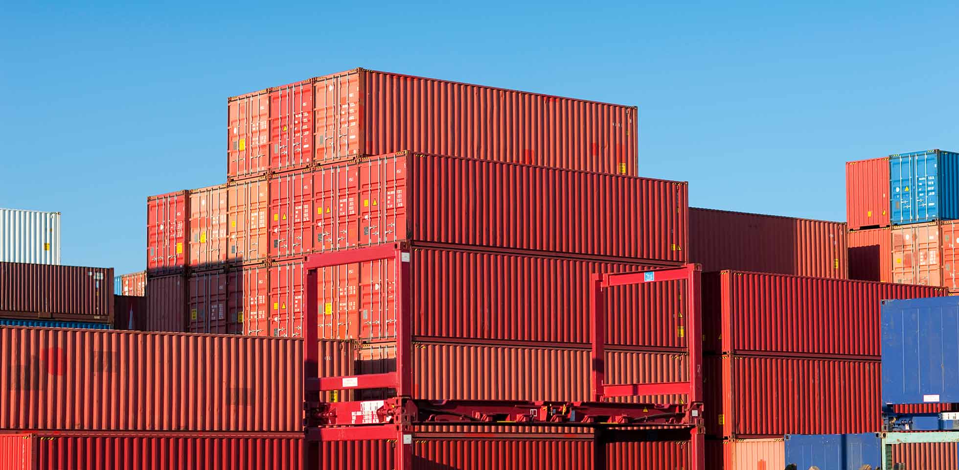 cargo-container. symbolbild supply-chain
