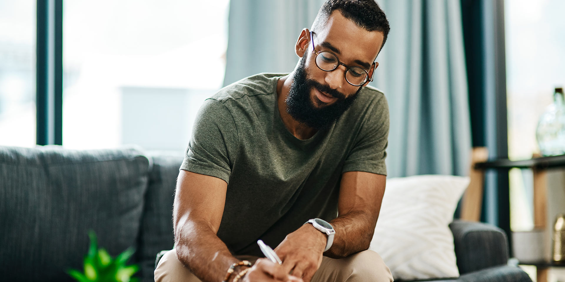 he knows exactly where his money goes