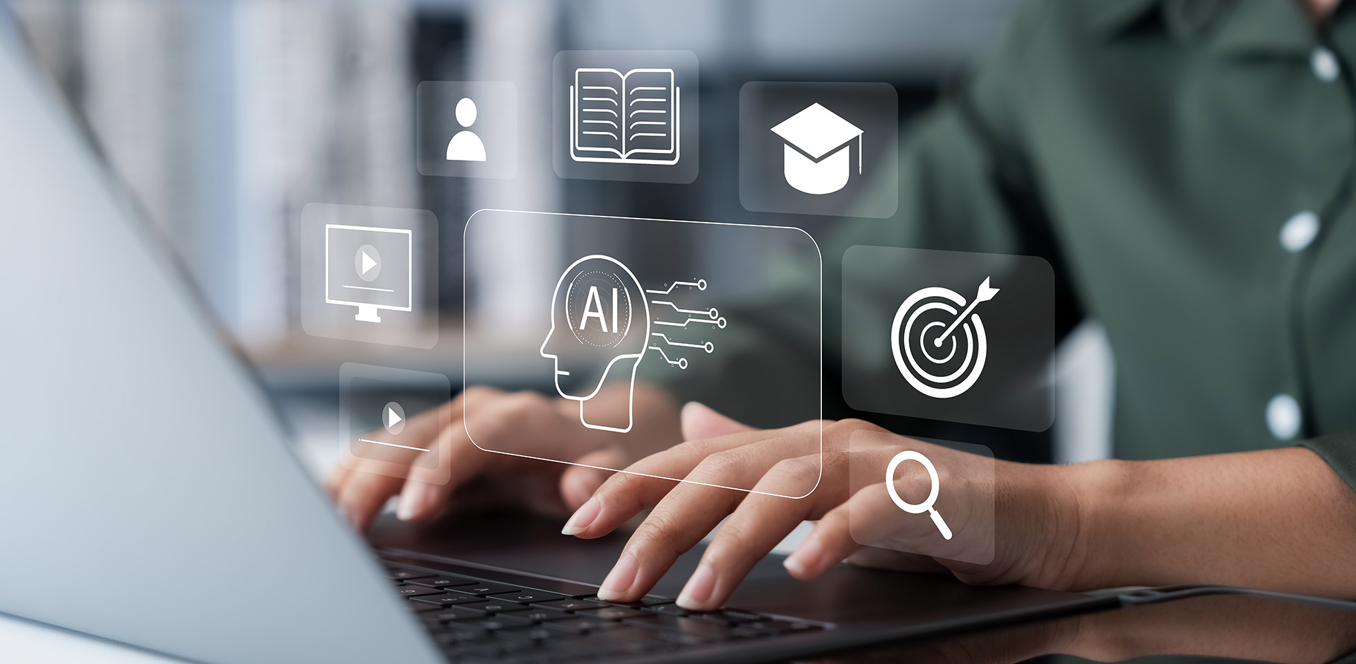 unternehmerinnen nutzen ki: förung des geschäftswachstums, optimierung  geschäftsabläufe  steigerung  effizienz, förung positiver auswirkungen. symbolbild cybersicherheit