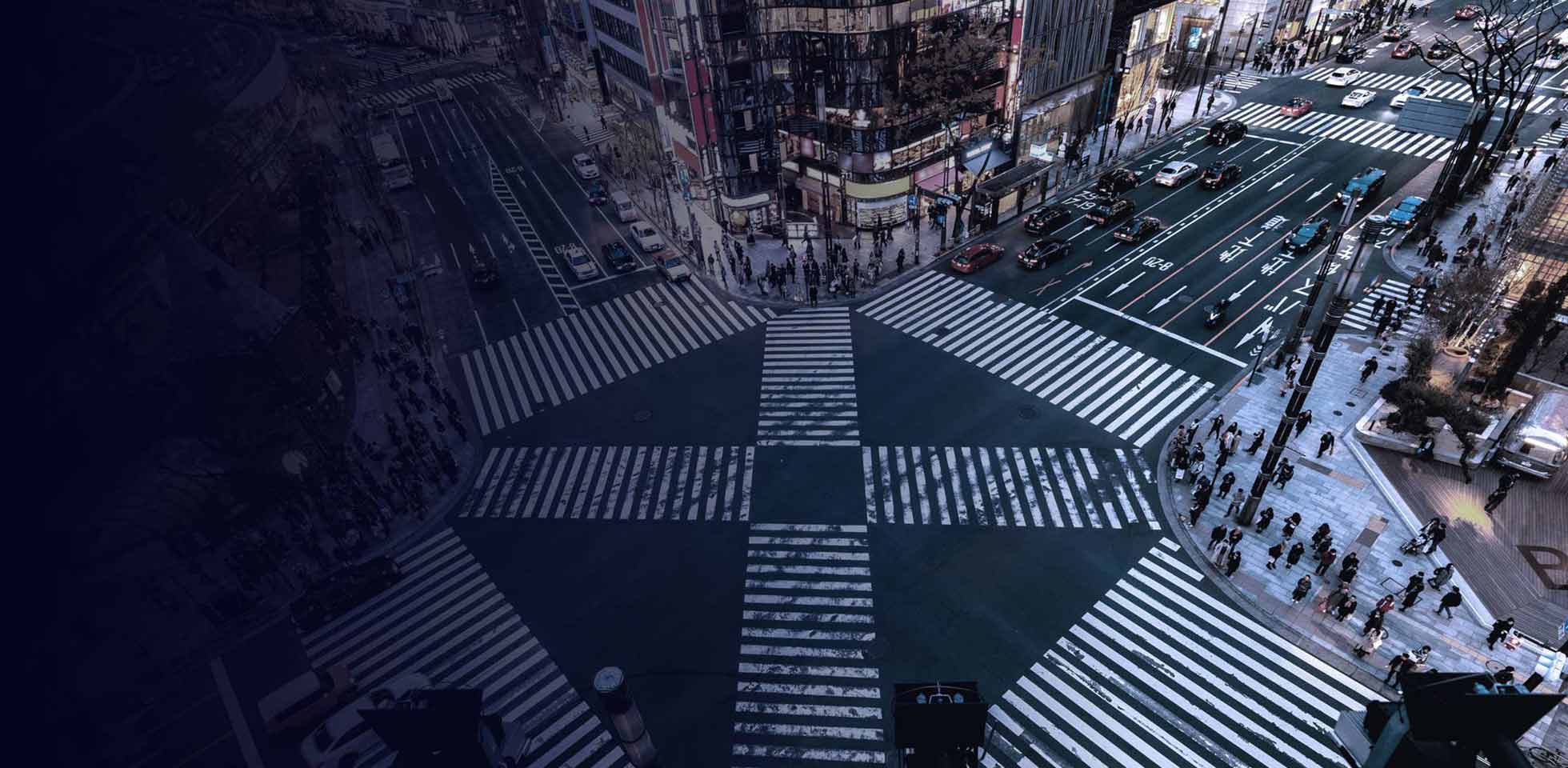 strasse in tokyo. symbolbild ki-personas