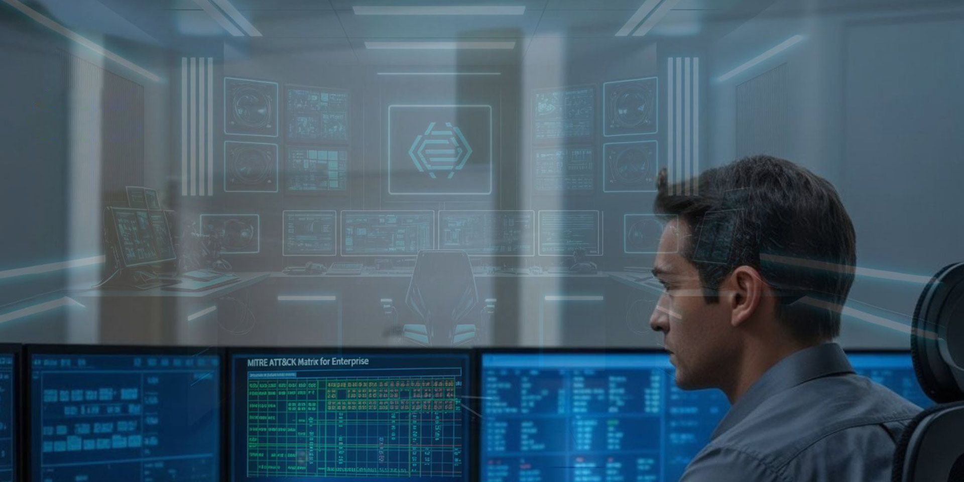 man sitting on screen, hybride versorgung