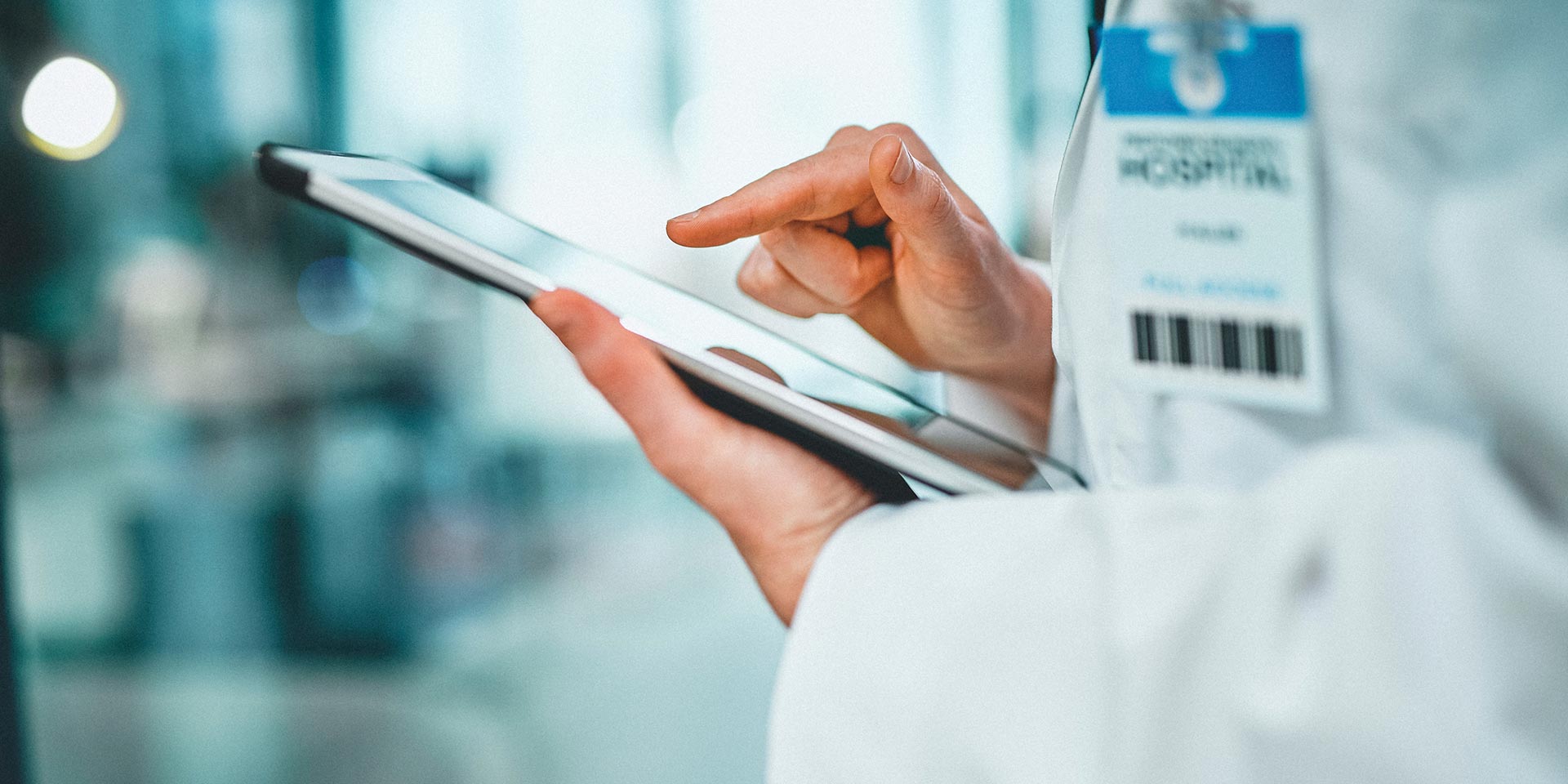 shot of a doctor using a digital tablet in a mon hospital