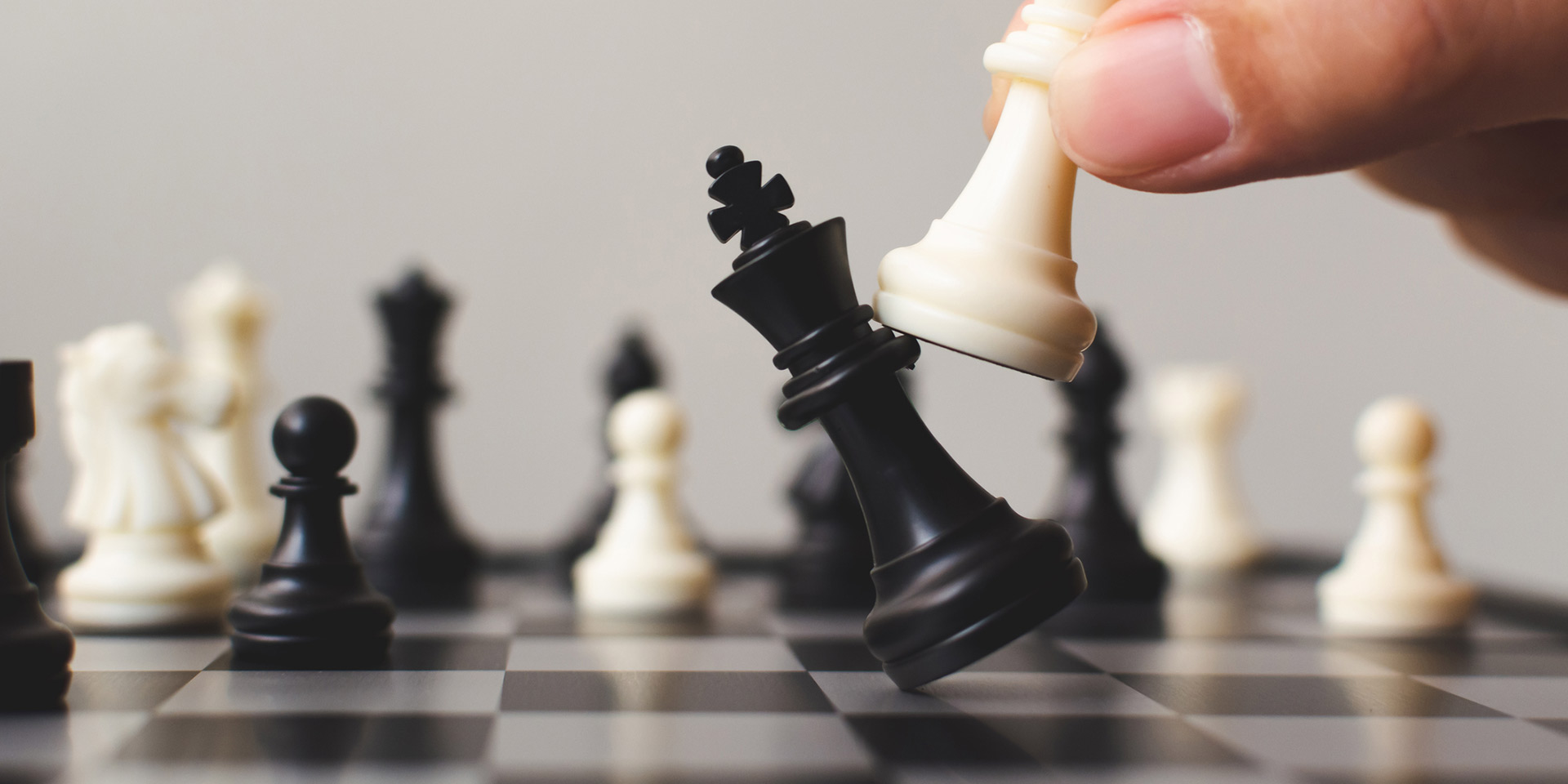 plan leading strategy of successful business competition lea concept, hand of player chess board game putting white pawn, copy space for your text, governance