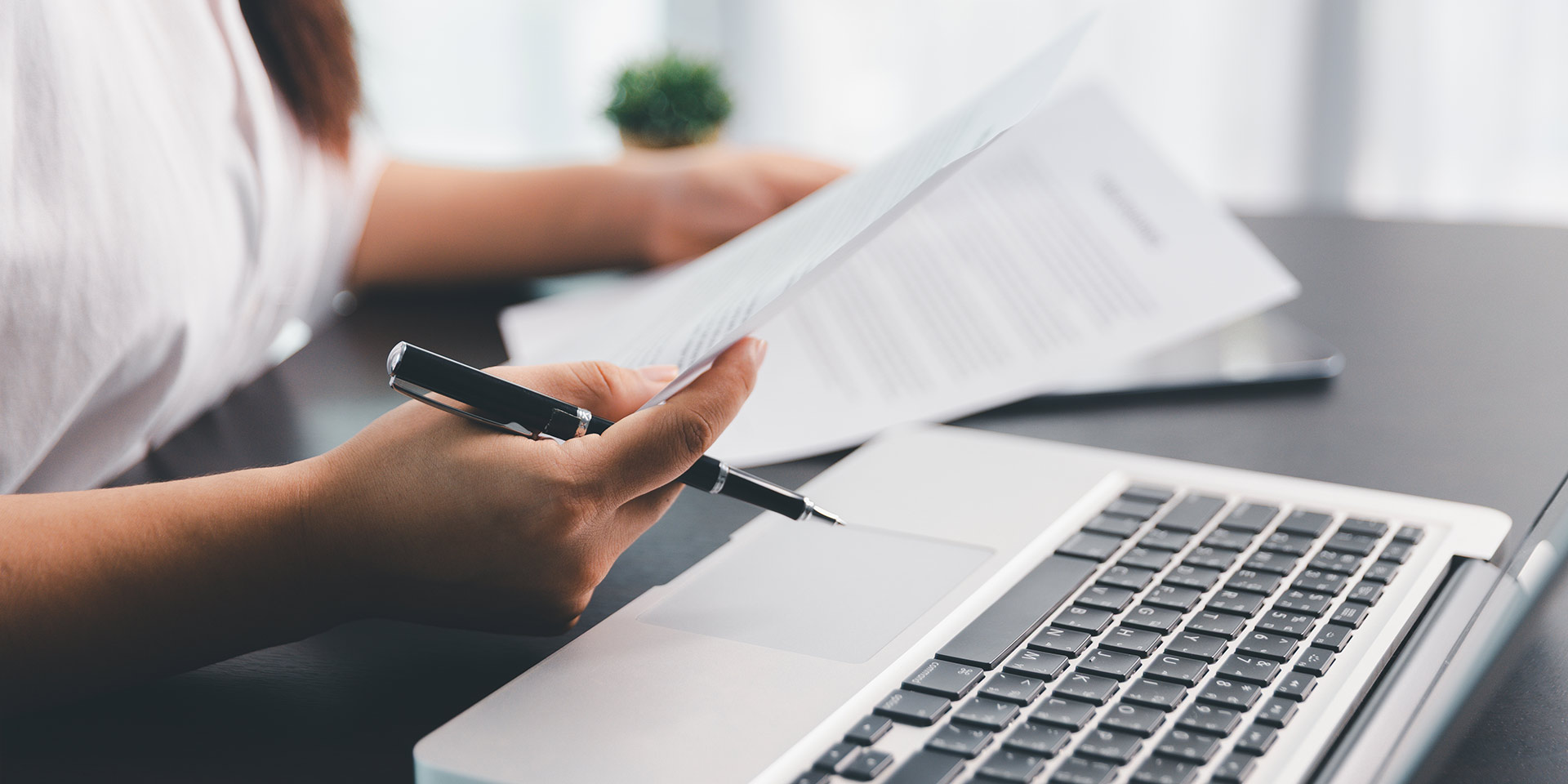 business man analyze calculate company financial, tax results office accounting statistics analytical research. calculating business balance prepare tax reduction. tax deduction planning concept. führung