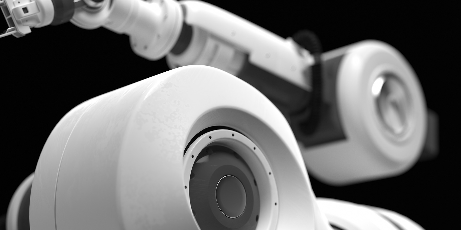 a new and innovative manufacturing robot for automated industries. being presented in a studio environment. industriestandort smart factory