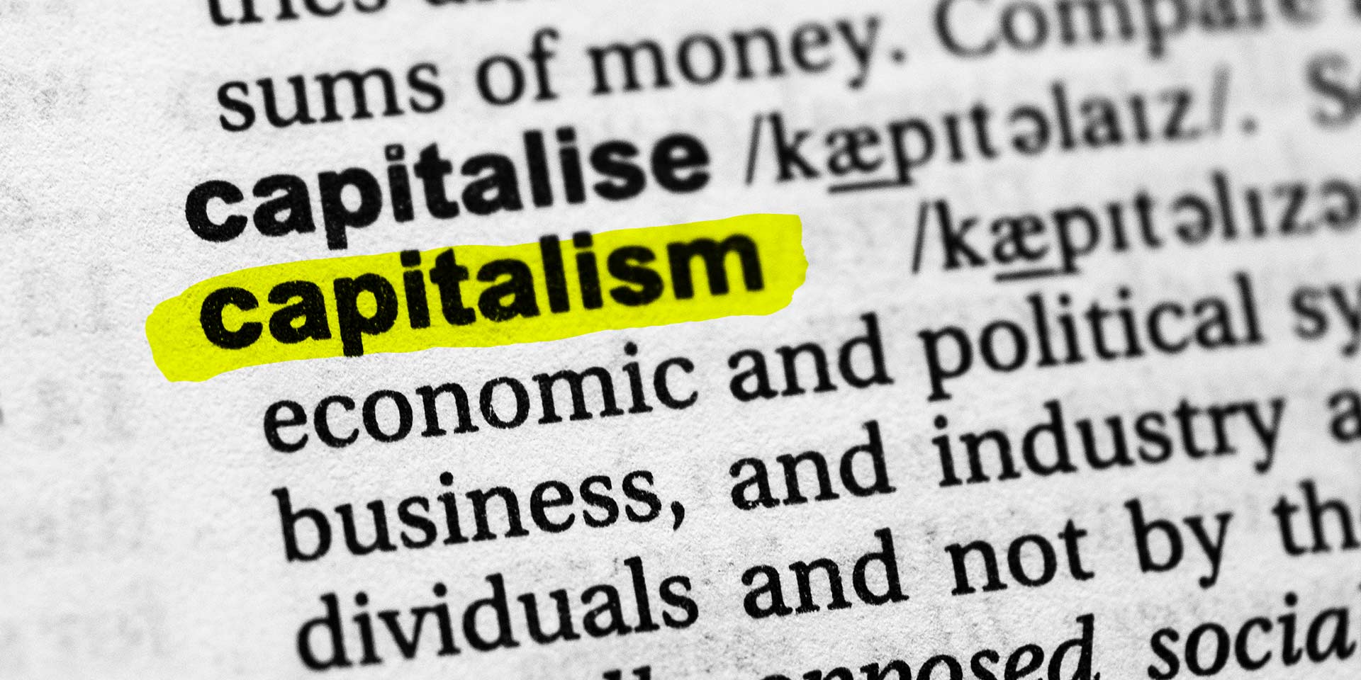 highlighted rd capitalism concept and meaning, kapitalismus