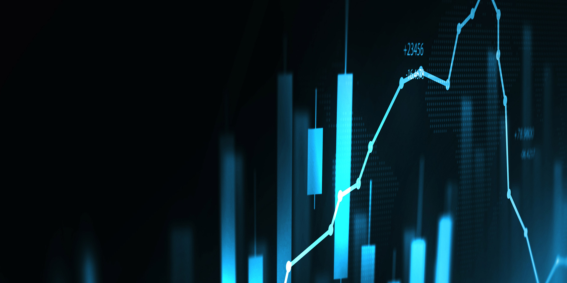 vertical stock market investment data and analysis finance graph. business financial chart with moving up arrow graph.financial data charts with glowing stock market graphs, finanzen