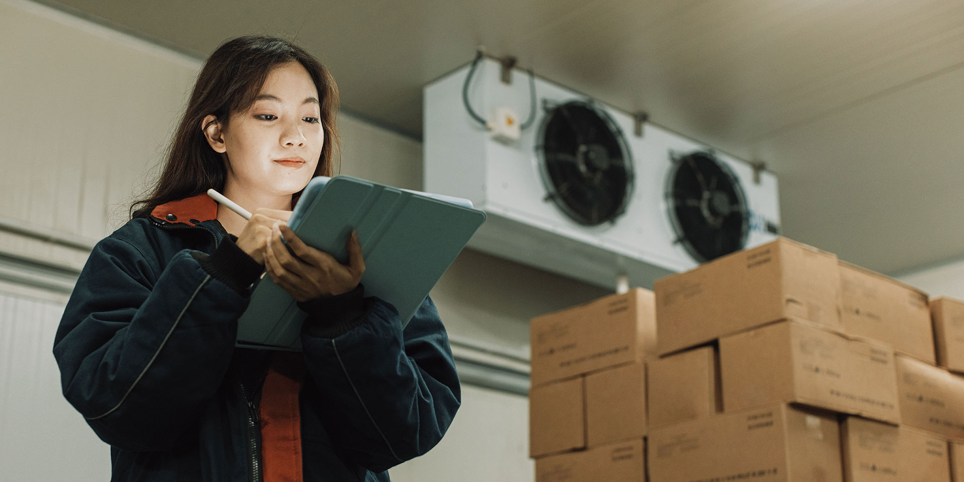 distribution, logistic, cold chain, cold storage, asia. kontrolle