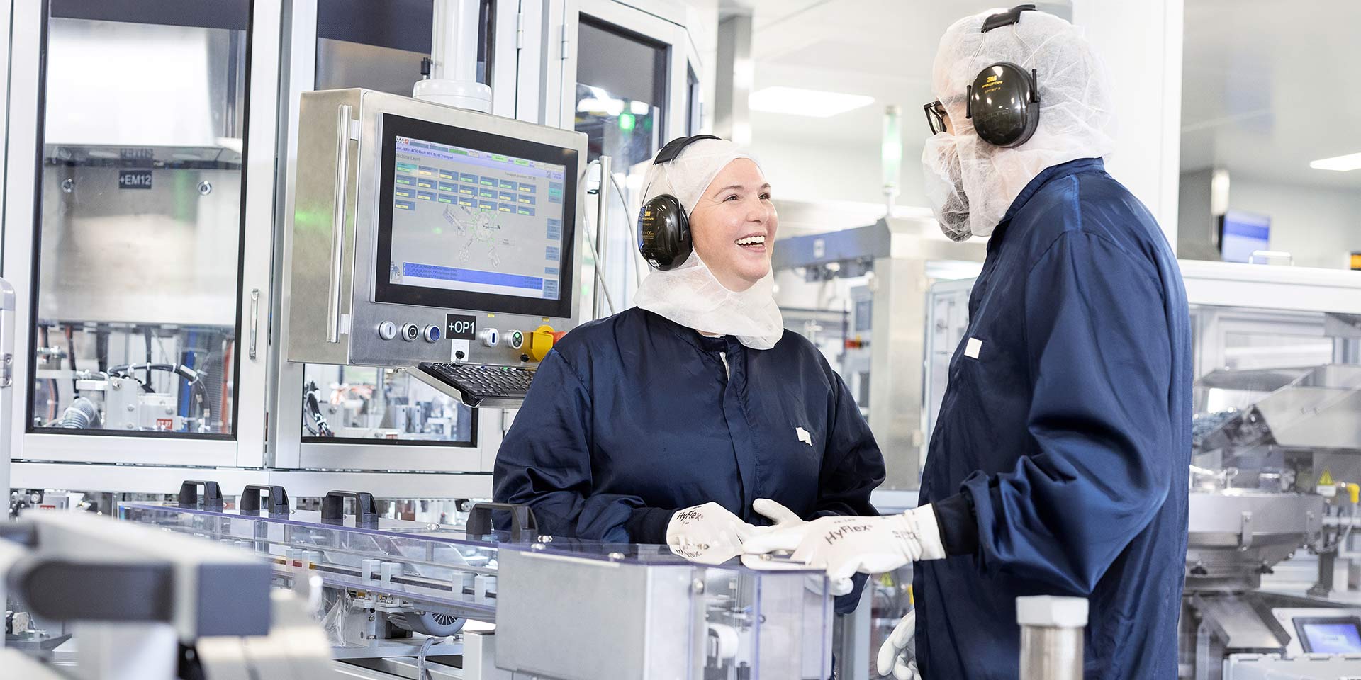 partnerschaft beginnt in  pharmaindustrie vor  produktion.